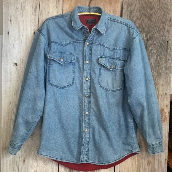 MOTLEY CRUE Oversized vintage Roper fleece lined jacket